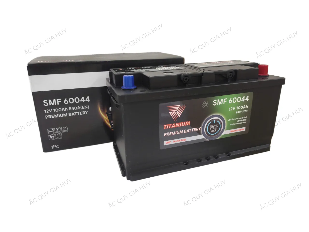 Ắc quy TITANIUM - SMF 60044 (DIN100)