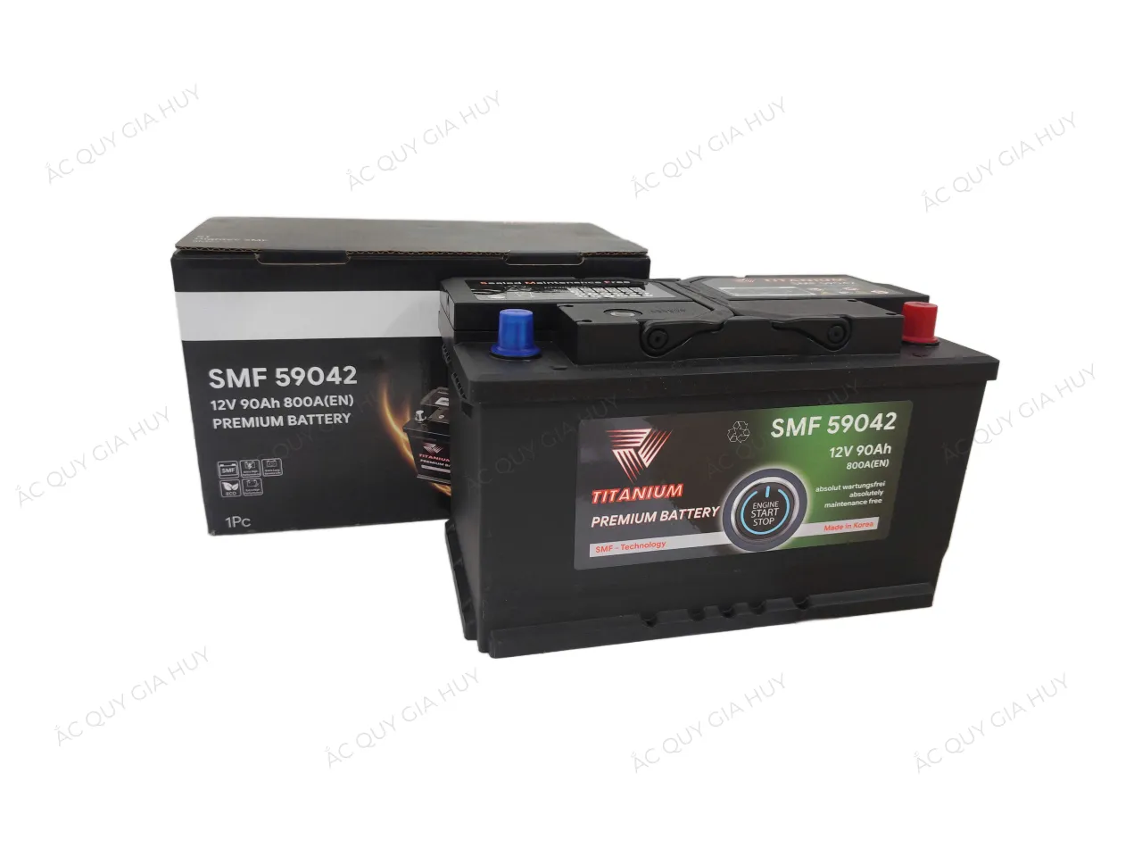 Ắc quy TITANIUM - SMF 59042 (DIN90)