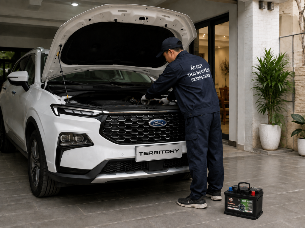 Ắc quy xe Ford Territory