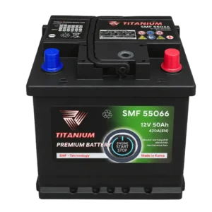 Ắc quy TITANIUM  - SMF 55066 (DIN50)